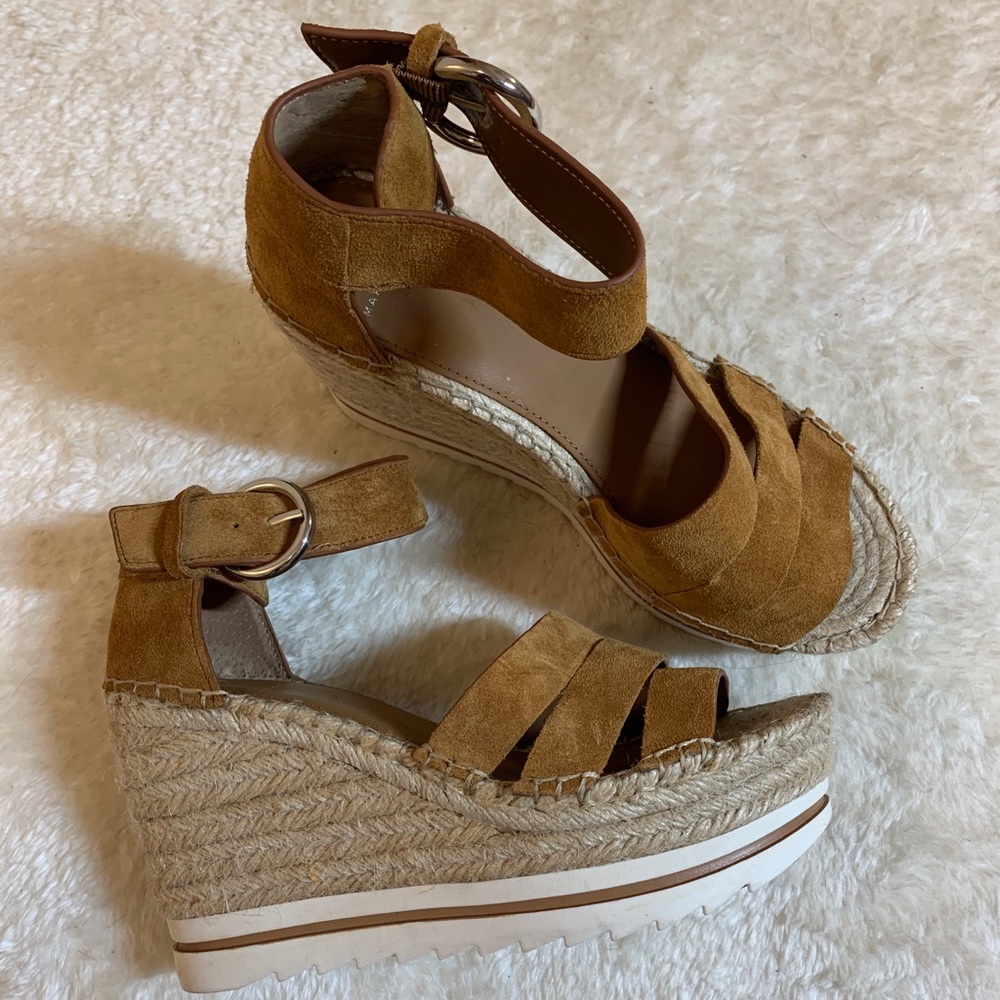 Brand new Marc Fisher Sammy wedge sandals